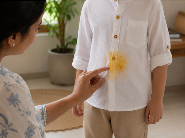 How to Remove Turmeric (Haldi) Stains From Clothes